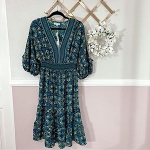 Max Studio Bubble Crepe MIDI Dress